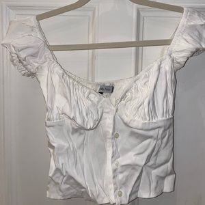 With Jean Remi White Top size Medium